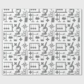 Science Pattern Cadeaupapier (Vlak)