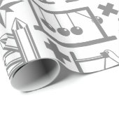 Science Pattern Cadeaupapier (Rol Hoek)