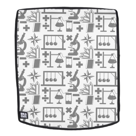 Science Pattern Rugtassen (Verwijderbaar gezicht)