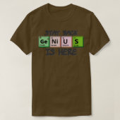 Science Periodic Table Genius T-shirt (Design voorkant)