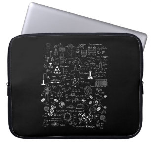 Science Physic Wiskunde Chemistry Biology Astronom Laptop Sleeve