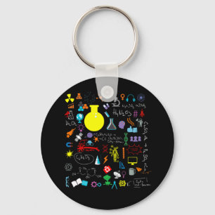 Science Physic Wiskunde Chemistry Biology Astronom Sleutelhanger