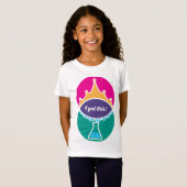 Science Princess (Bold) Meisjes Shirt (Voorkant volledig)