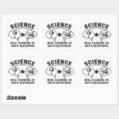 Science Réponses autocollants personnalisés (Feuille)