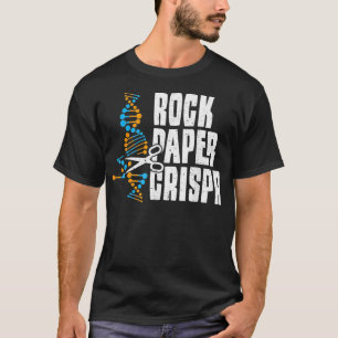 Science Rock Paper Crispr Engineer Sayings T-shirt