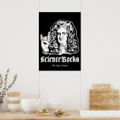 Science Rocks Affiche Sir Isaac Newton (Cuisine)