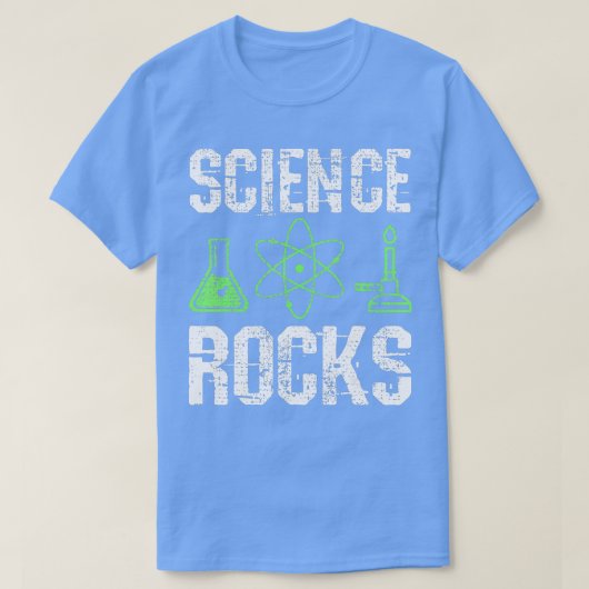 Science Rocks Bioloog Chemistry Physics T-shirt (Design voorkant)