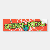 Science Rocks. Bumpersticker (Voorkant)