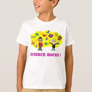 Science Rocks Cartoon T-shirt