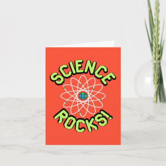 Science Rocks ! Note et Cartes de voeux (Devant)