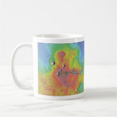 Science Rouge Vert Bleu Mars Mola Mug (Gauche)