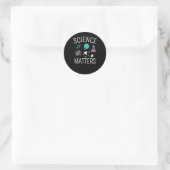 Science S - Funny Science Pun Sticker 1 (Tas)