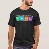 Science Sarcasm als primaire elementen van de Humo T-shirt (Voorkant)