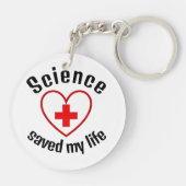 Science saved my life sleutelhanger (Achterkant)