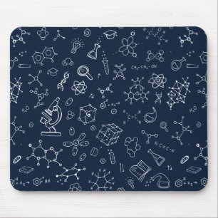 Science / Scheikunde Doodle Patroon Muismat