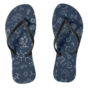 Science / Scheikunde Doodle Patroon Teenslippers