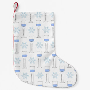 Science Snowflake Beaker Gradud Cylinder Winter Kleine Kerstsok