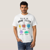 Science T, Immune Cells T, Funny Science  T-shirt (Voorkant volledig)