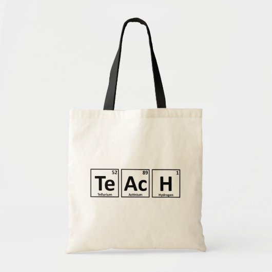 Science Teacher Canvas tas (Voorkant)