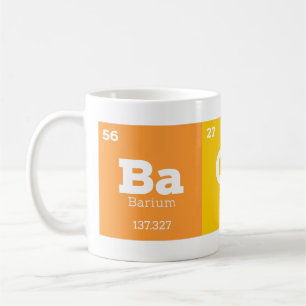 Science Teacher Chemistry Chemical Elements Bacon Koffiemok