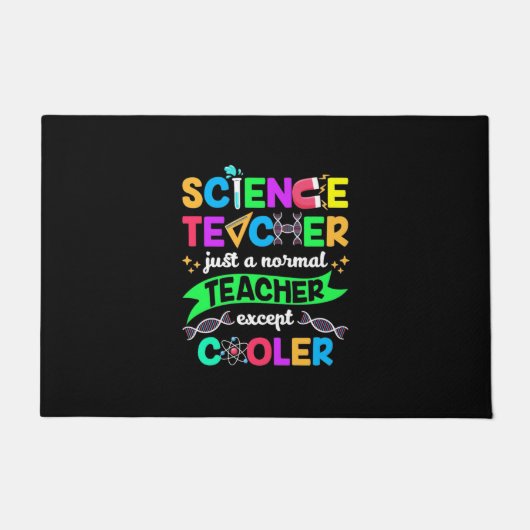 Science Teacher Cool Deurmat (Voorkant)