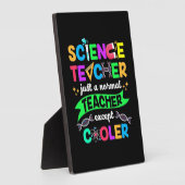 Science Teacher Cool Fotoplaat (Zijkant)