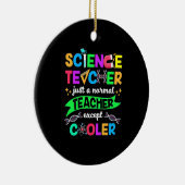 Science Teacher Cool Keramisch Ornament (Rechts)