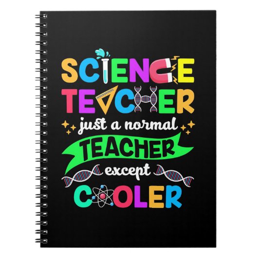 Science Teacher Cool Notitieboek (Voorkant)