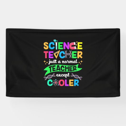 Science Teacher Cool Spandoek (Horizontaal)
