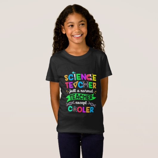 Science Teacher Cool T-shirt (Voorkant volledig)