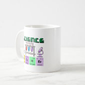 Science Teacher Mok, cadeau voor Teacher Coffee Mo Koffiemok (Voorkant links)
