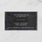 Science Teacher Visitekaartje (Achterkant)