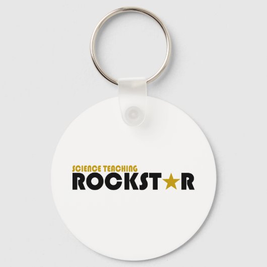 Science Teaching Rockstar Sleutelhanger (Voorkant)
