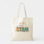 Science Technology Engineering Mathematics STEM Tote Bag (Achterkant)