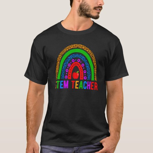 Science Technology Engineering Wiskunde STEM Teach T-shirt (Voorkant)