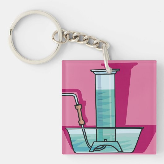 Science Test Tube Sleutelhanger (Voorkant)