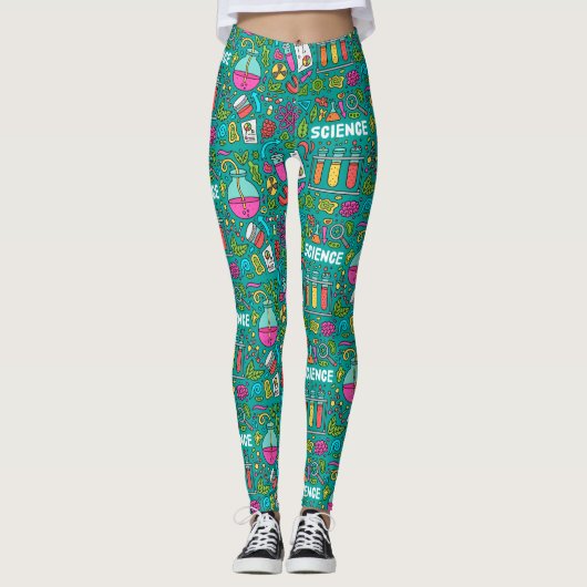 Science Thema Leggings (Voorkant)