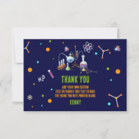 Science Theme bedankkaart