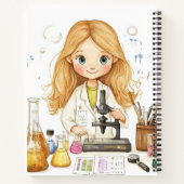 Science thème Carnet fille (Dos)