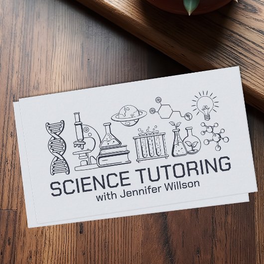 Science Tutoring - Docent Visitekaartje