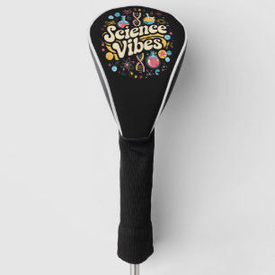 Science Vibes Groovy Eerste Dag Terug Naar School Golfheadcover