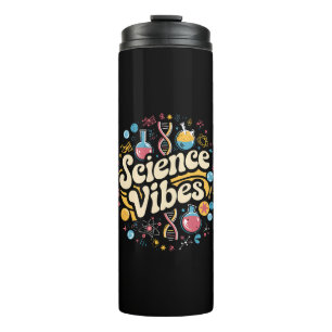 Science Vibes Groovy Eerste Dag Terug Naar School Thermosbeker