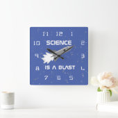 Science Wall Horloge La science est un jeu de fusé (Maison)