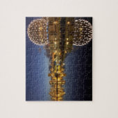 Science World en CBD weerspiegeld in False Creek, Legpuzzel (Verticaal)