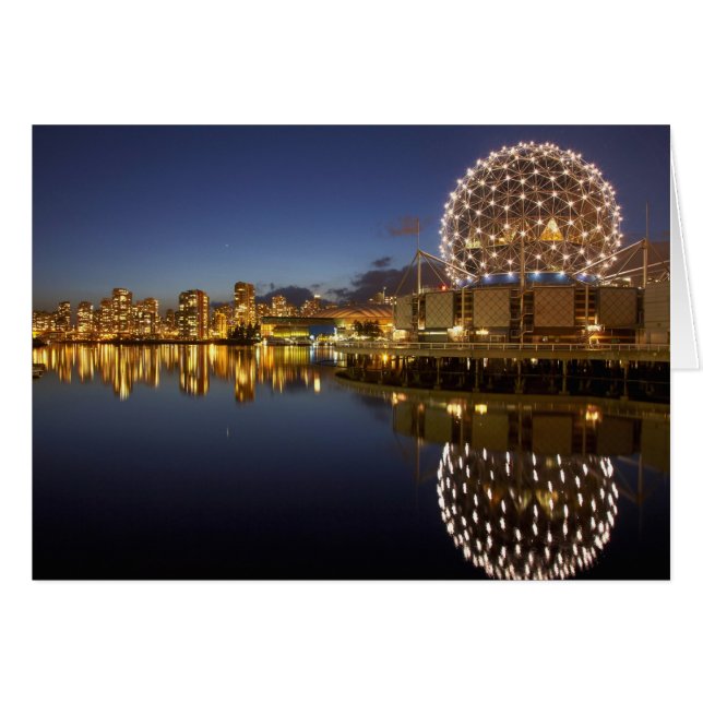 Science World et CBD reflétés dans False Creek, (Devant horizontal)