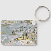 Sciencefiction-auto's en taxi's uit het verleden, sleutelhanger (Voorkant)