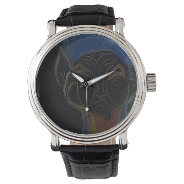 Sciencefiction-hybride horloge (Voorkant)