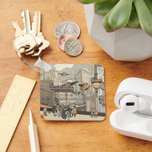 Sciencefiction in de oude stijl, Stedelijk Paris,  Sleutelhanger (Bureau)