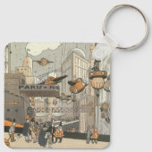 Sciencefiction in de oude stijl, Stedelijk Paris,  Sleutelhanger (Achterkant)