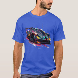 Sciencefiction raceauto jongensfamilie t-shirt